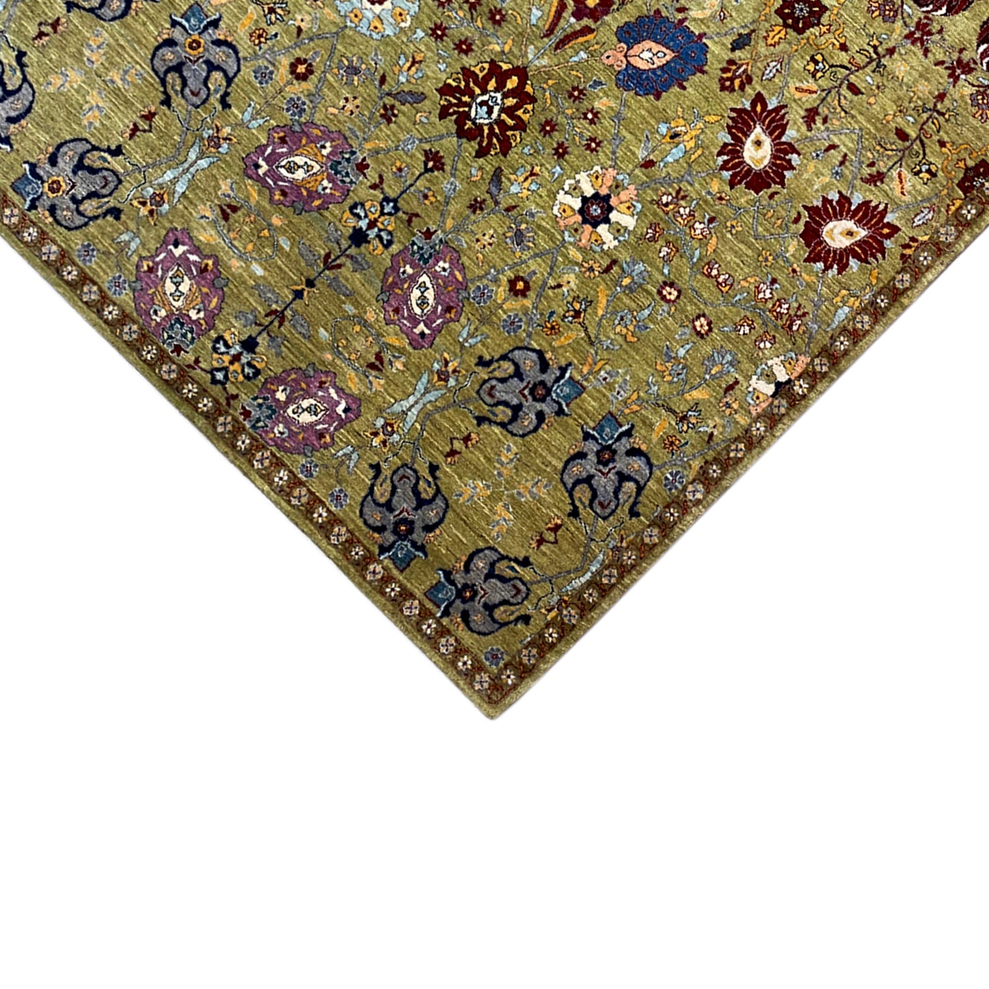 Beiger Luri Gabbeh Abstrakt 299x200 cm - German Carpet Shop