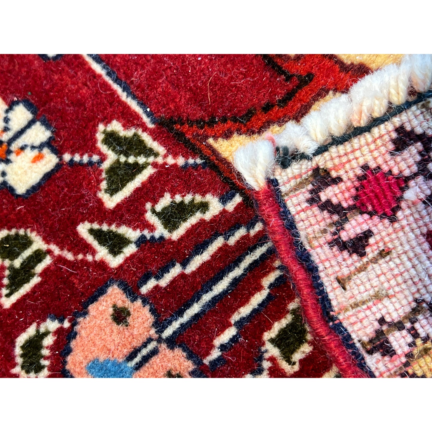 Roter Poshti Teppich 62x58 cm - German Carpet Shop
