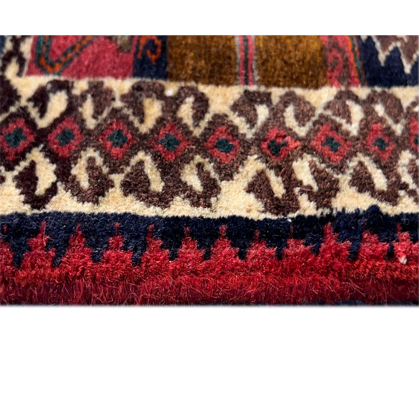 Poshti Teppich, Bunt, 56x60cm - Premium Poshti Teppich from German Carpet Shop - Just €140! Shop now at German Carpet Shop