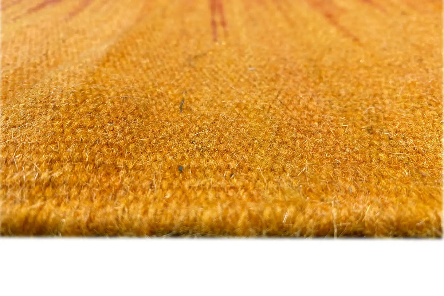 Moderne Kelim - Dhurrie - Gelb (160x230 cm) - German Carpet Shop