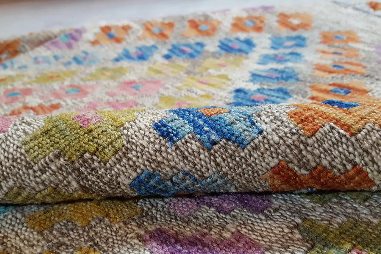 Kelim - Afghan (298x210 cm) - German Carpet Shop