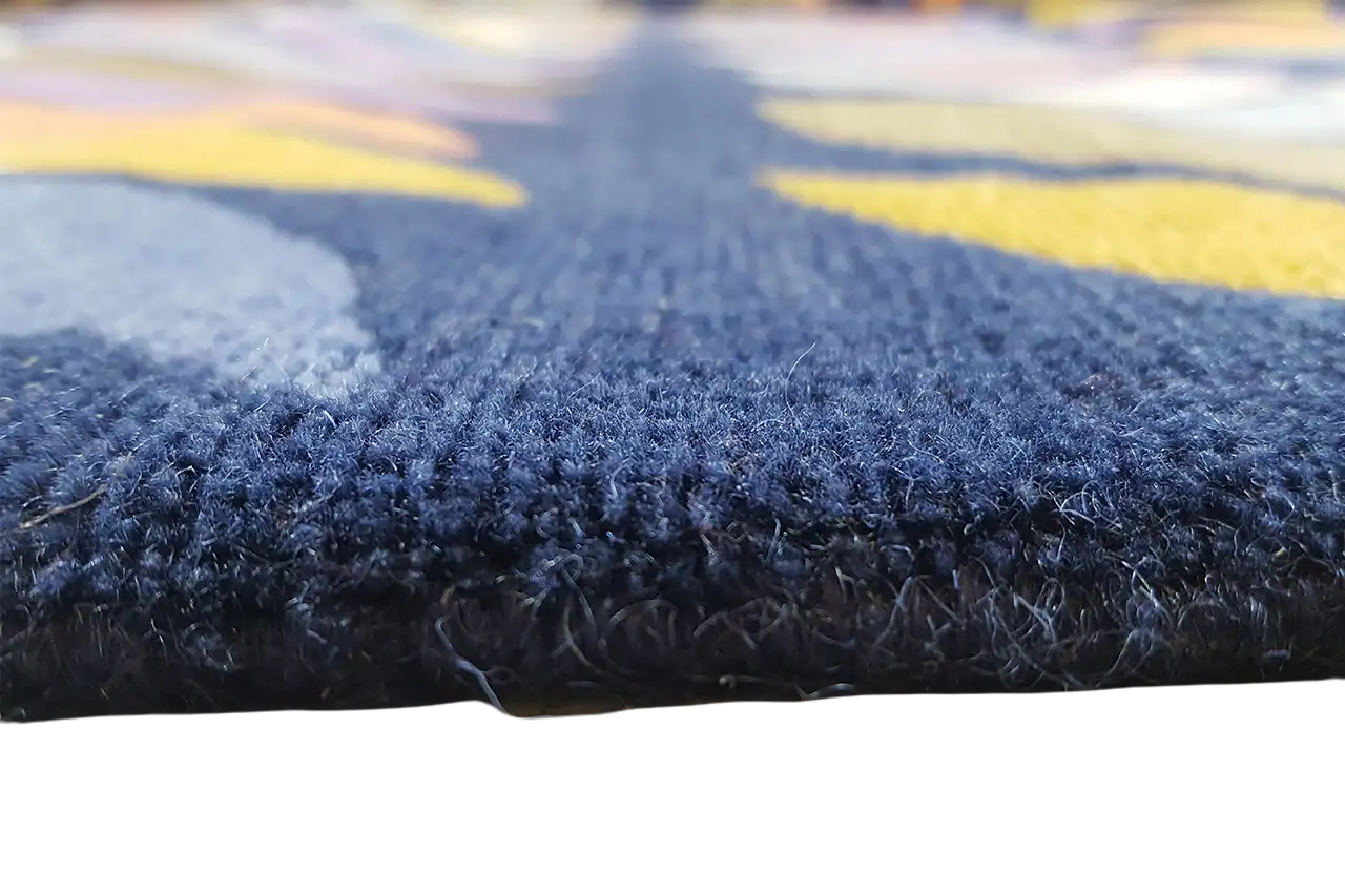 Designer Rug by Julia Stefan - Blue Harvest (255x310 cm) - German Carpet Shop