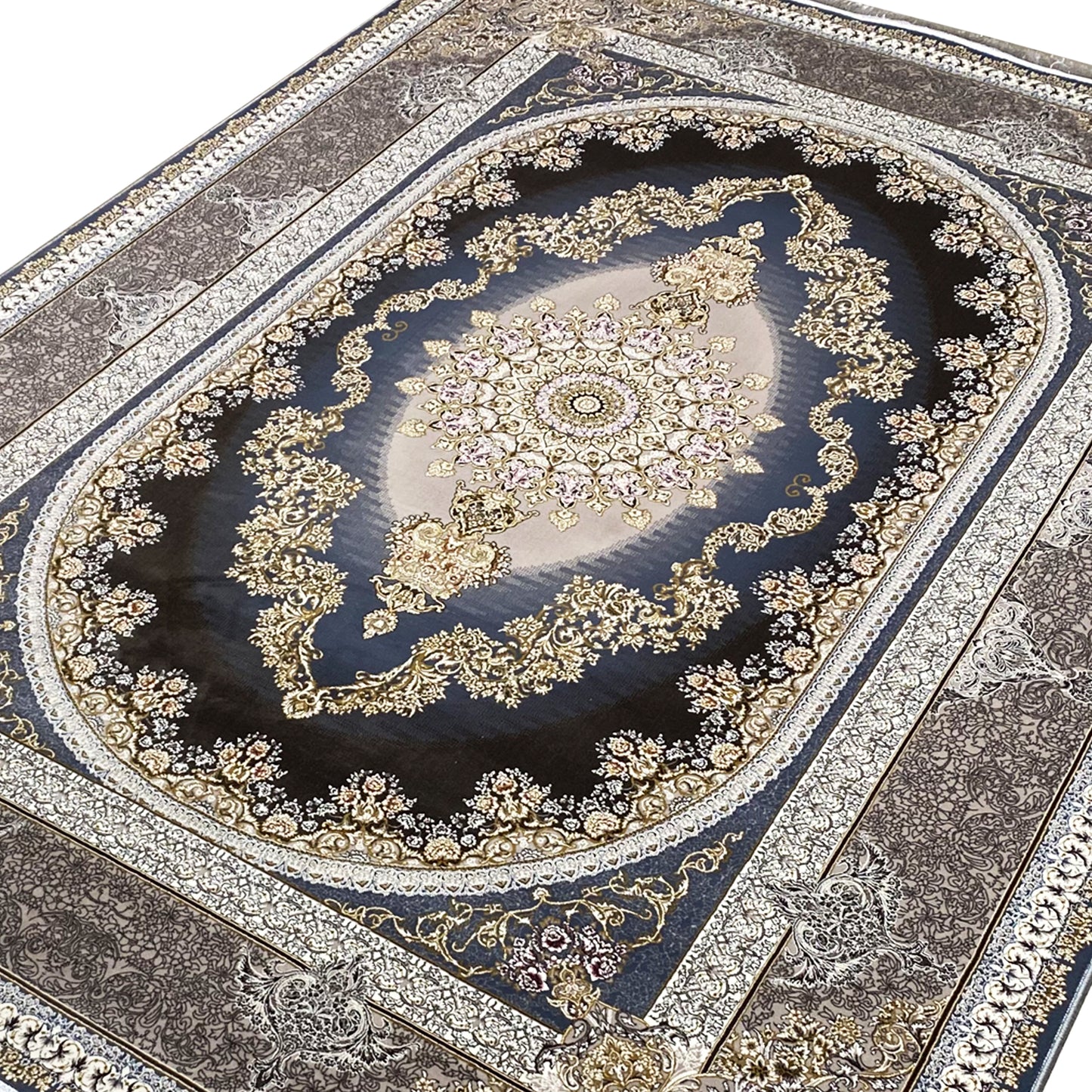 Metallic Navy Teppich 170x240cm