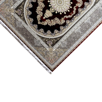 Rot-Silber Teppich 170x240cm