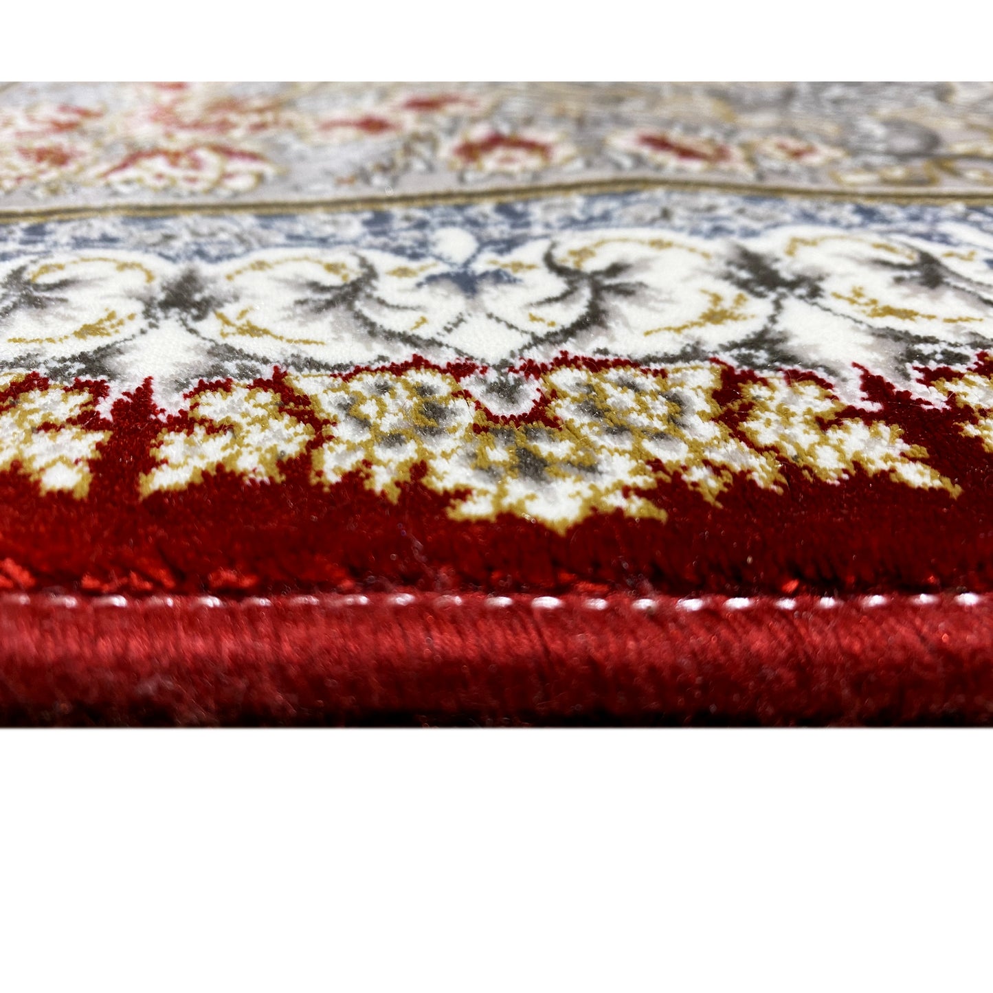 Rot-Silber Teppich 170x240cm