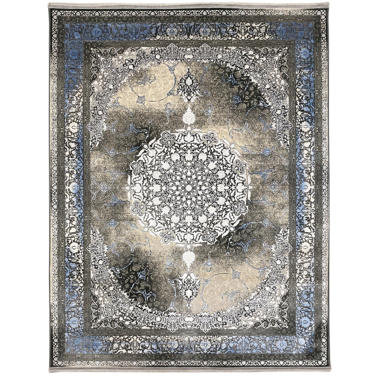 Blauwe rook 170x240cm