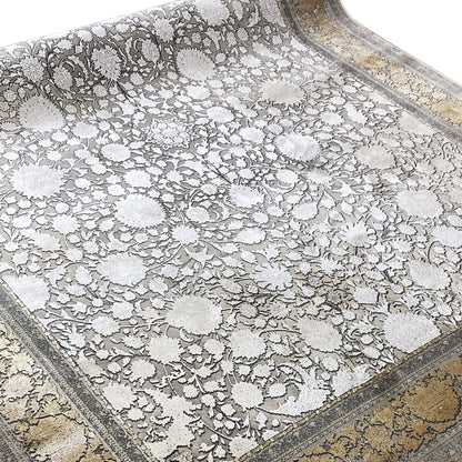 Silber-Gold Teppich 170x240cm