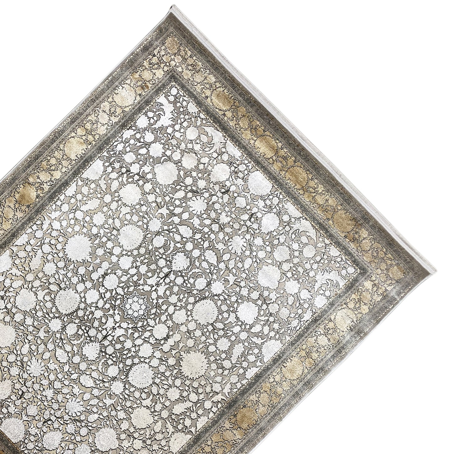 Silber-Gold Teppich 170x240cm