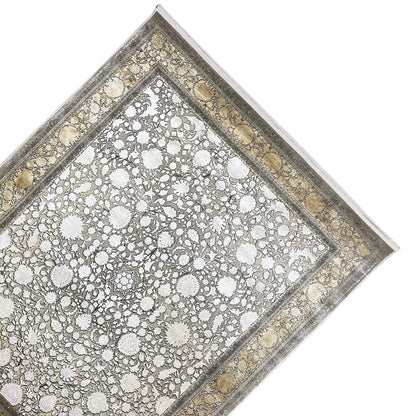 Silber-Gold Teppich 170x240cm