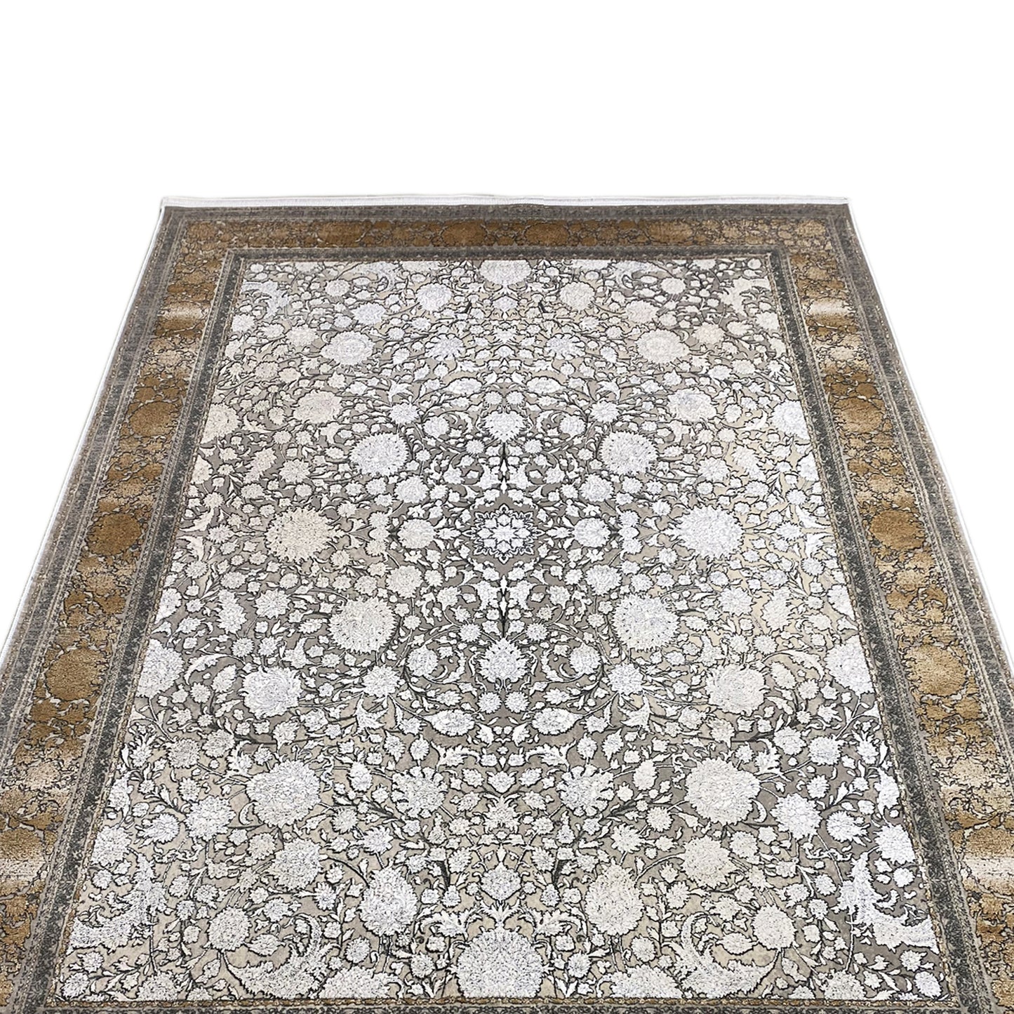 Silber-Gold Teppich 170x240cm