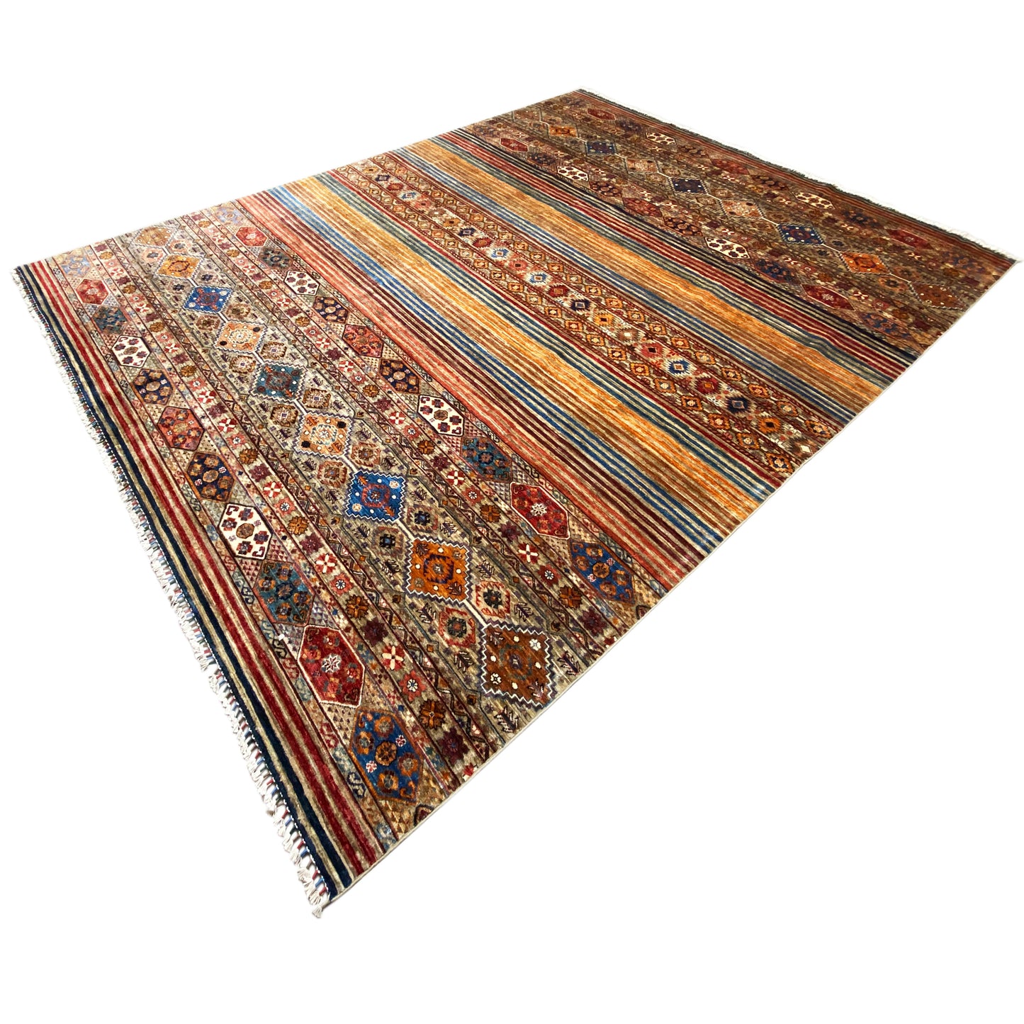 Bunter Khorjin Teppich 372x275 cm - German Carpet Shop