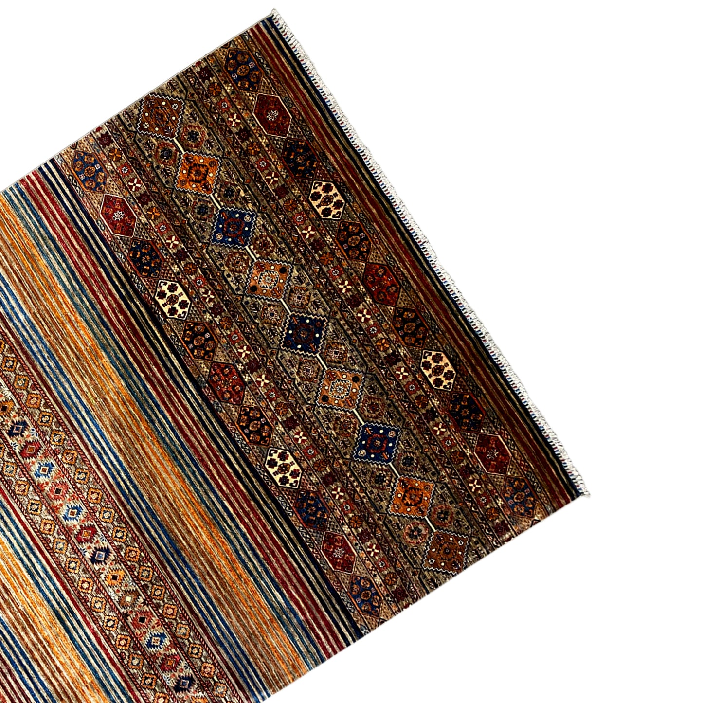 Bunter Khorjin Teppich 372x275 cm - German Carpet Shop