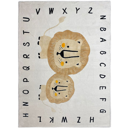 Tappeto per bambini „Leone“, beige, 140x200 cm