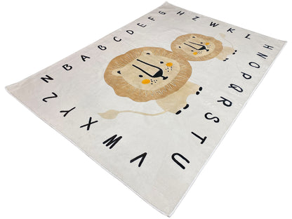 Kinderkleed „Leeuw“, beige, 160x230 cm