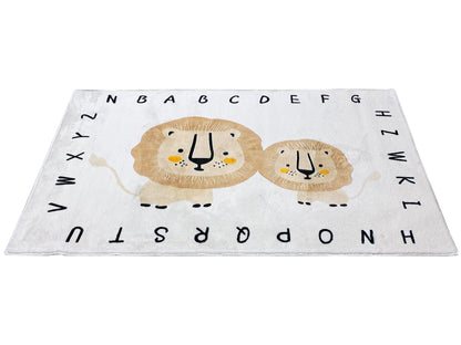 Kinderteppich „Löwe“, Beige, 90x160 cm