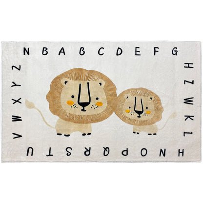 Kinderteppich „Löwe“, Beige, 90x160 cm