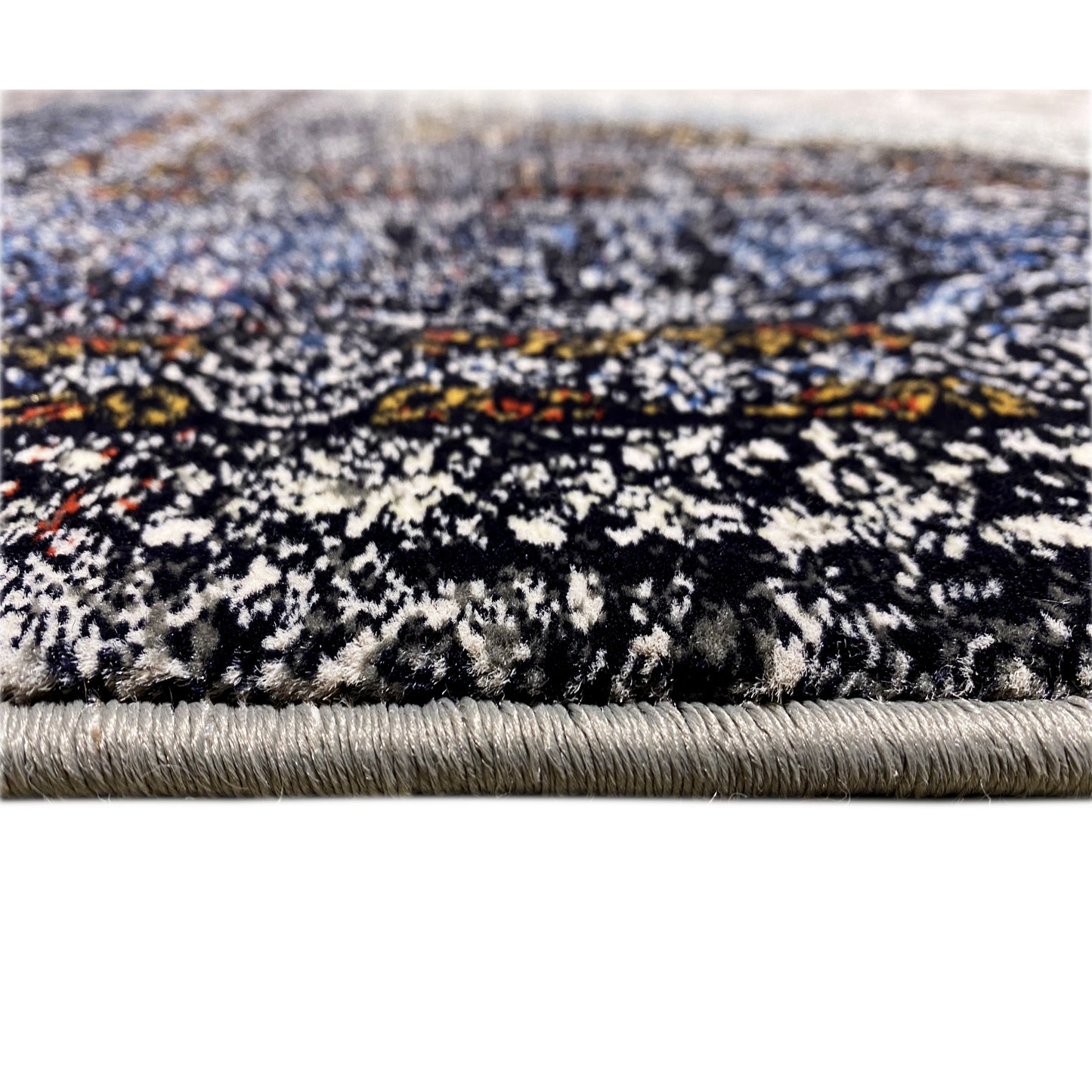 Bodenbelag Teppich 160x230cm maschinell gewebt mit elegantem Medaillon-Design