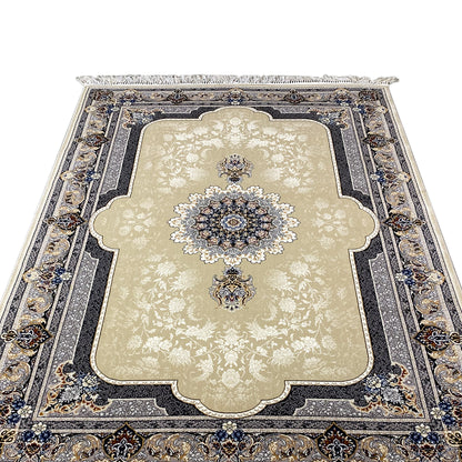 Teppich mit Fransen, orientalisches Muster, 100% Polypropylen, 160x230cm