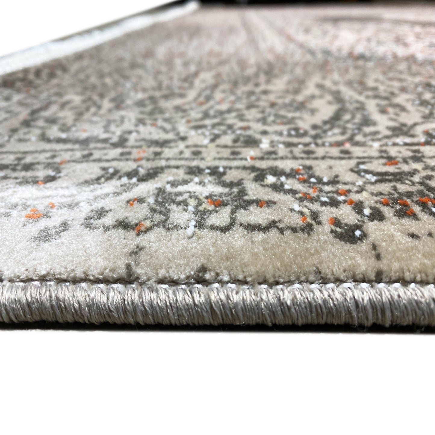 Silber-Maroon Teppich 170x240cm