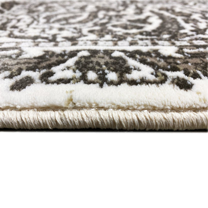 Creme-Silber Teppich 170x240cm