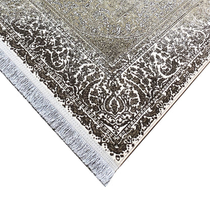 Creme-Silber Teppich 170x240cm