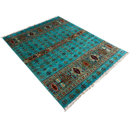 Khorjin Teppich Türkis 206x157 cm - German Carpet Shop