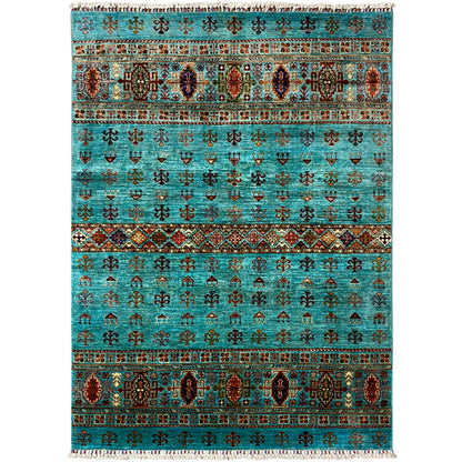 Khorjin Teppich Türkis 206x157 cm - German Carpet Shop