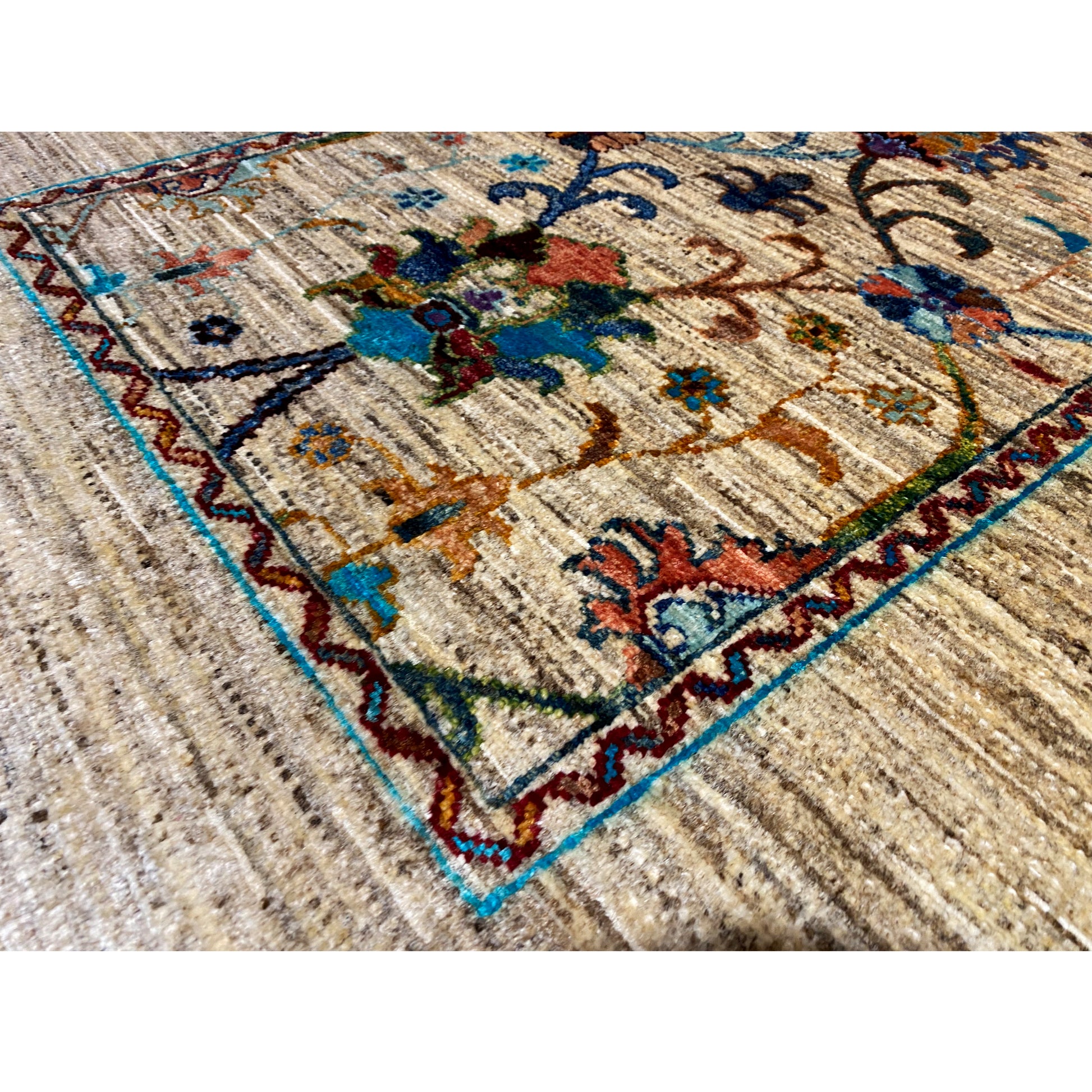 Beiger Khorjin Teppich 126x85 cm - German Carpet Shop