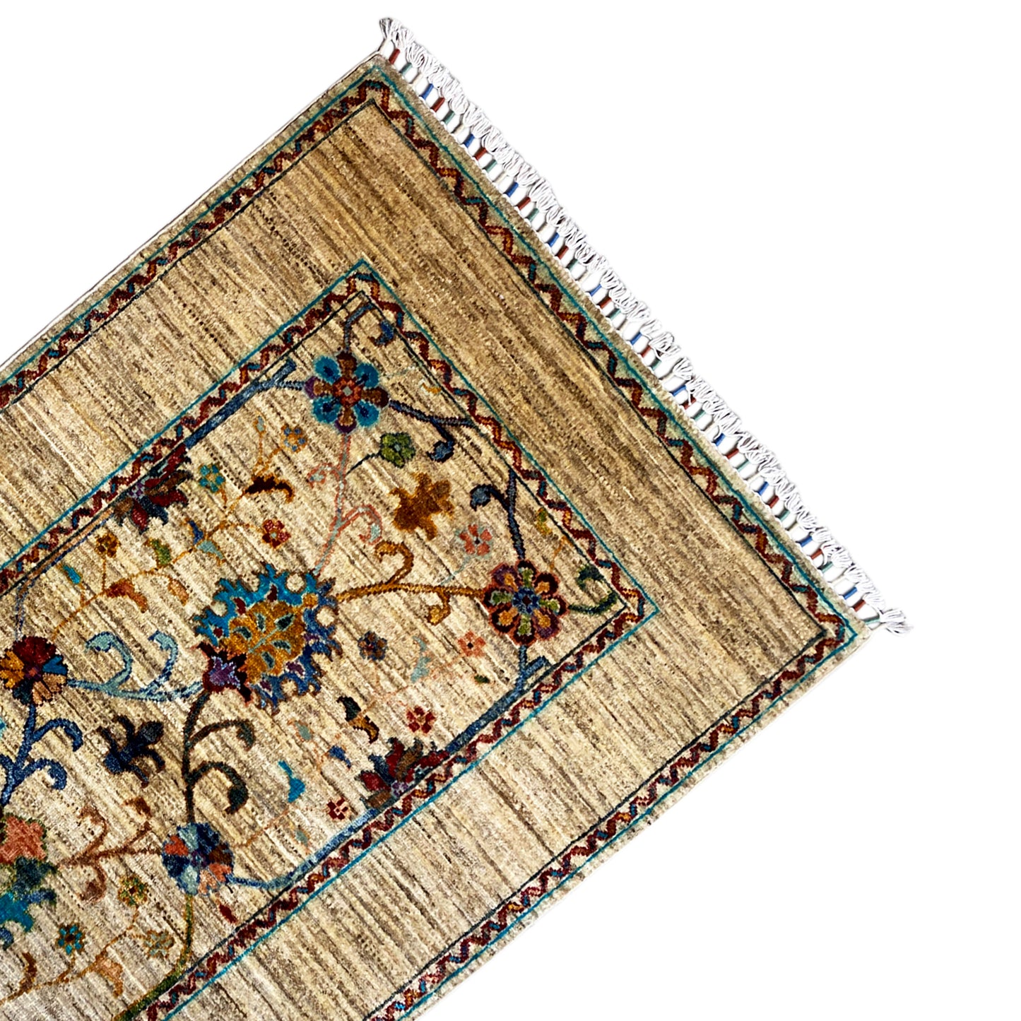 Beiger Khorjin Teppich 126x85 cm - German Carpet Shop