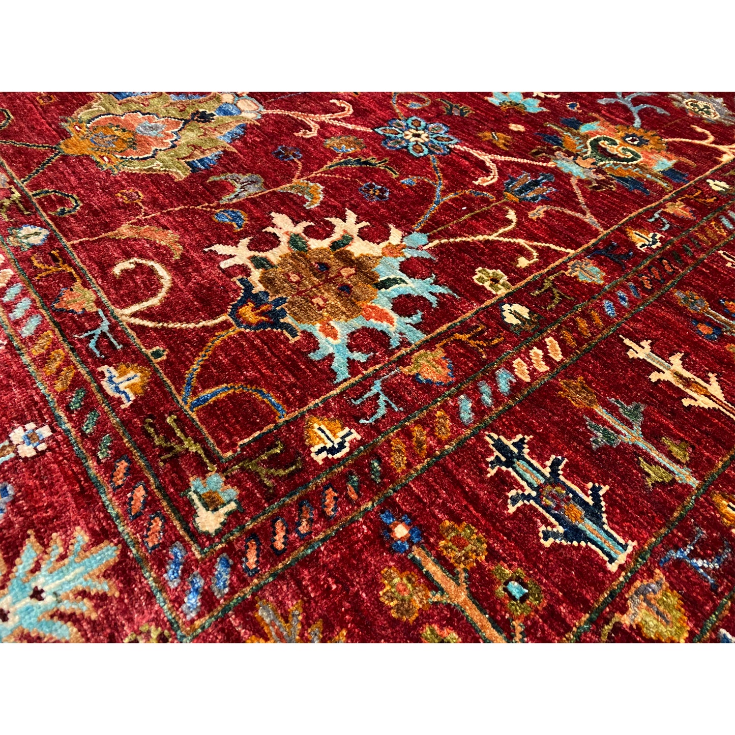 Roter Khorjin Teppich 204x155 cm - German Carpet Shop