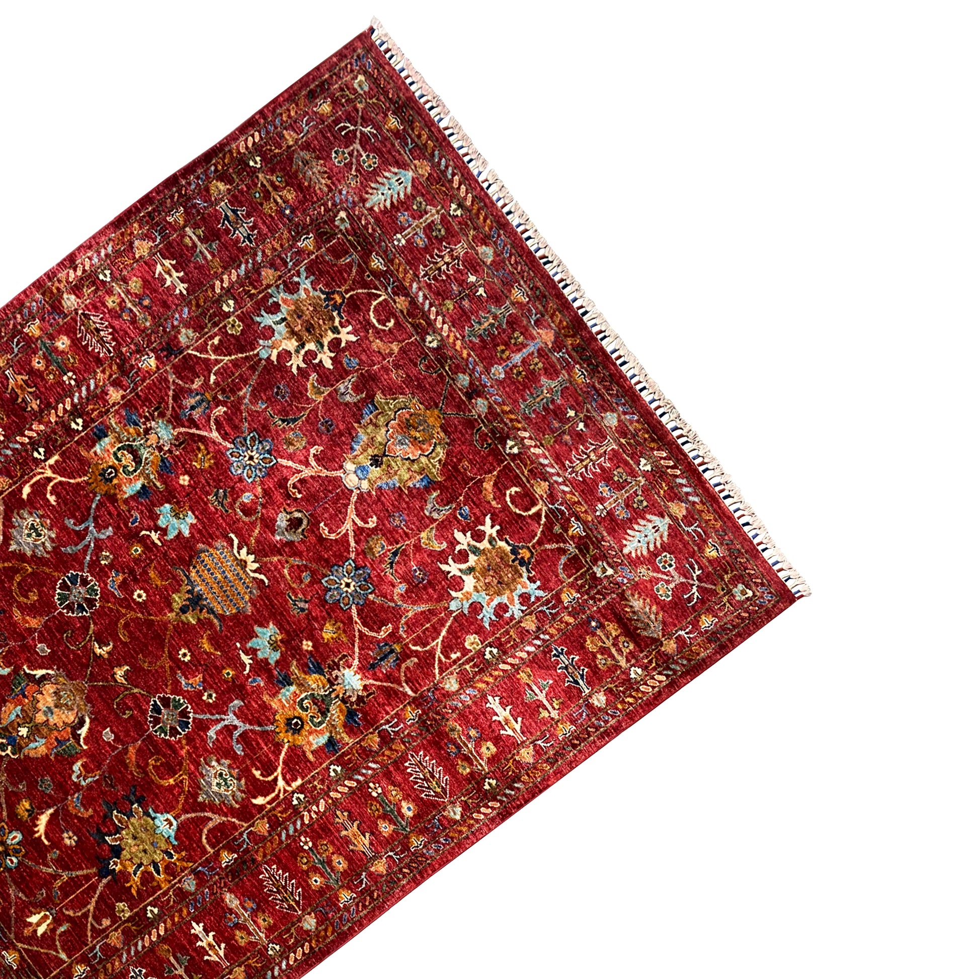Roter Khorjin Teppich 204x155 cm - German Carpet Shop