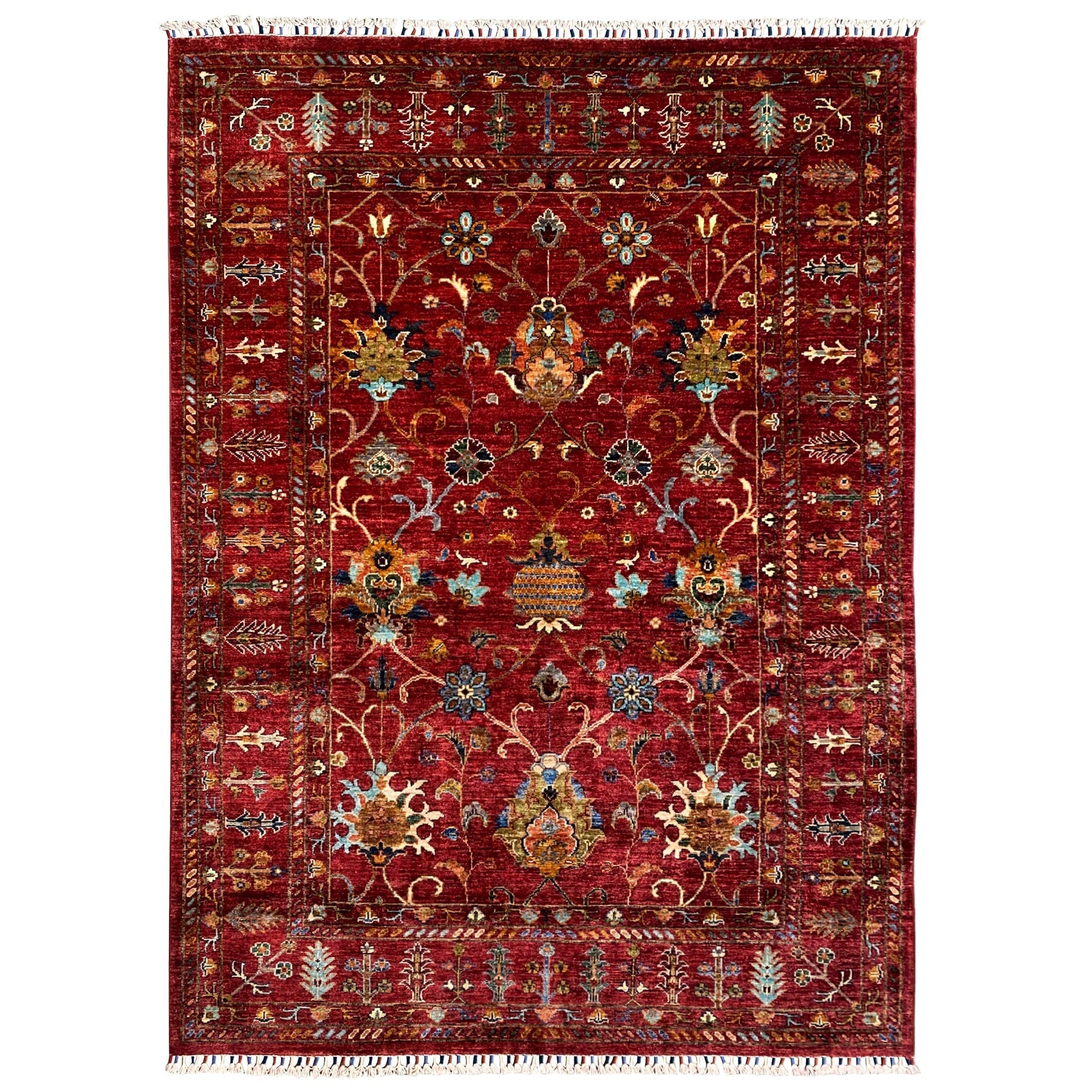 Roter Khorjin Teppich 204x155 cm - German Carpet Shop