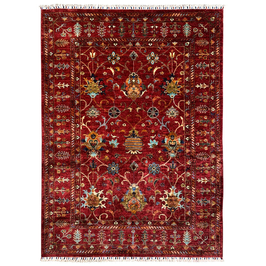 Roter Khorjin Teppich 204x155 cm - German Carpet Shop