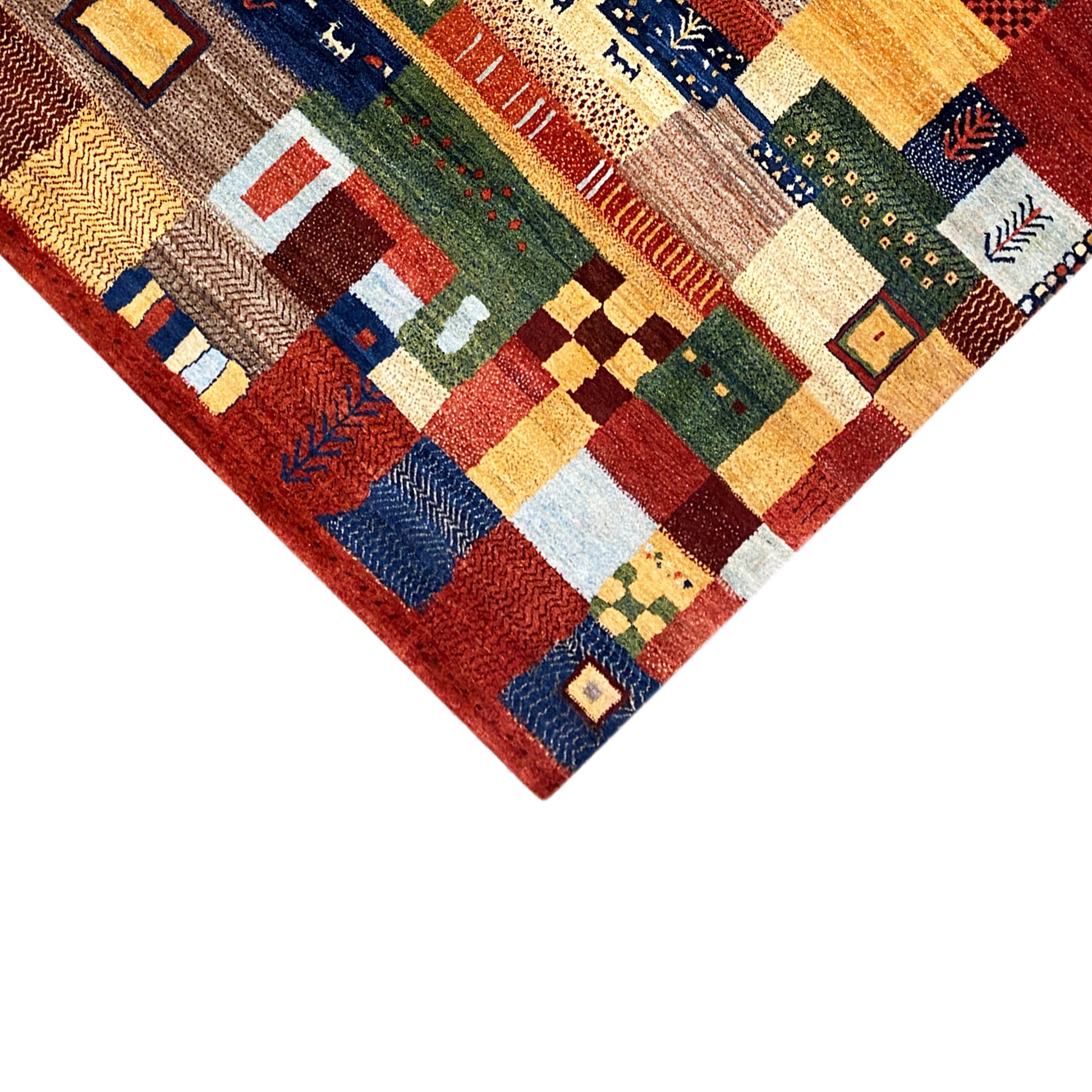 Handgeknüpfter Gabbeh Teppich 297x206 cm - German Carpet Shop