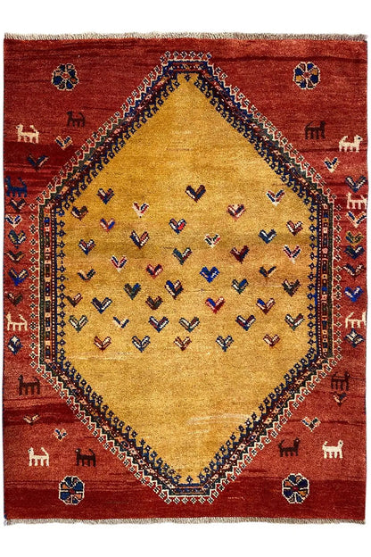 Gabbeh Teppich (162x122 cm) - German Carpet Shop
