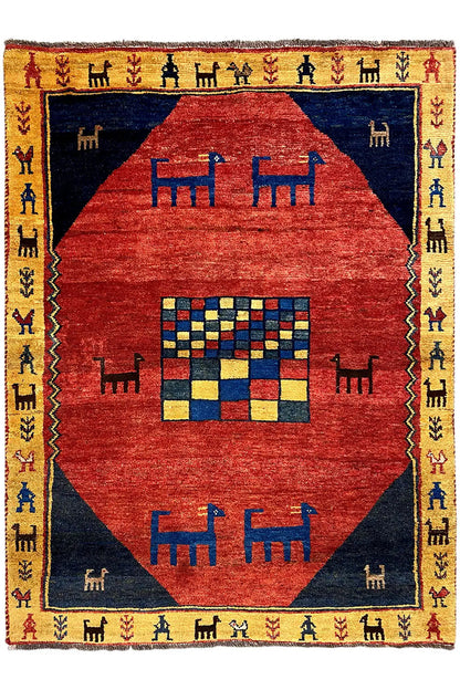 Gabbeh Teppich (167x119 cm) - German Carpet Shop