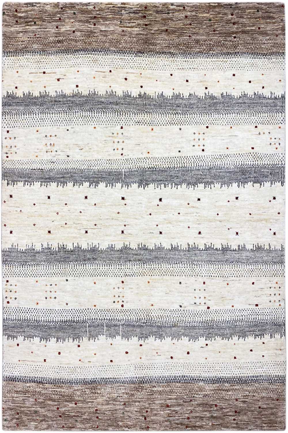 Natürlicher Gabbeh Teppich (170x240 cm / 6x8 ft) - German Carpet Shop