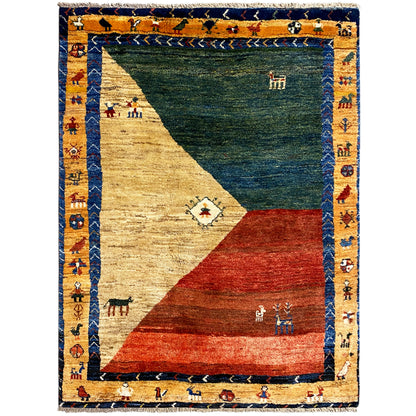 Gabbeh Teppich 175x142 cm