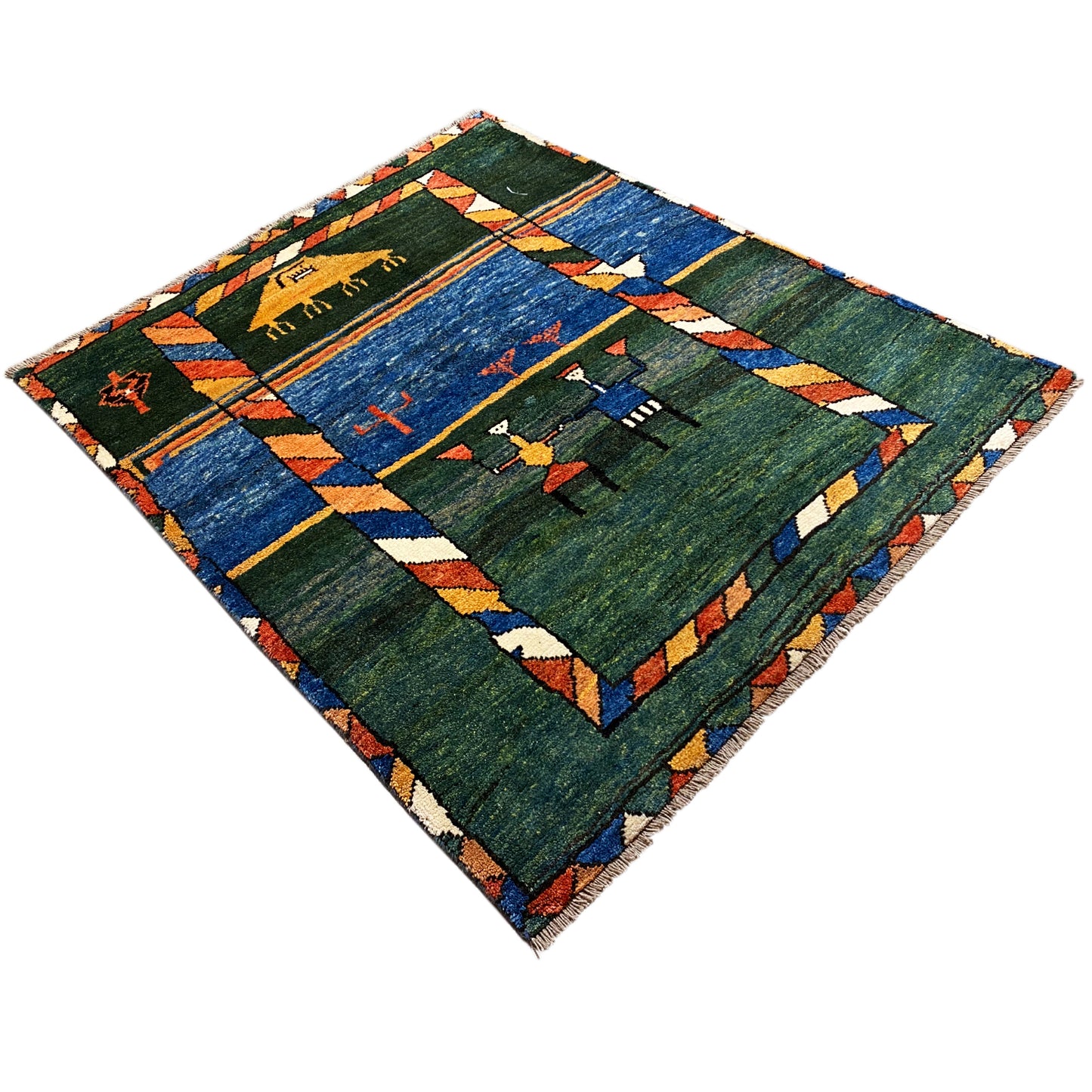 Gabbeh Teppich 170x140 cm