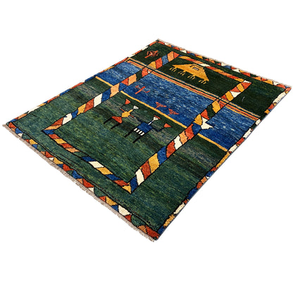 Gabbeh Teppich 170x140 cm