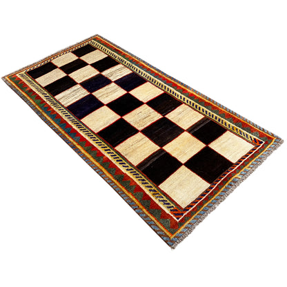 Gabbeh Teppich 194x100 cm