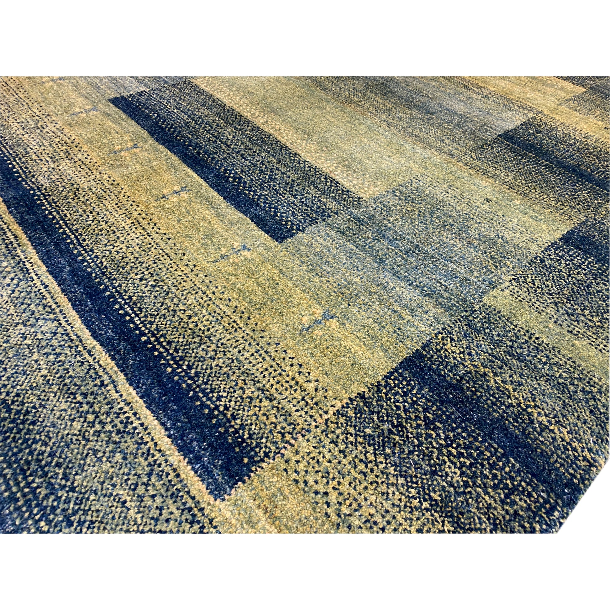 Gabbeh Teppich Grün/Grün 201x146 cm - German Carpet Shop