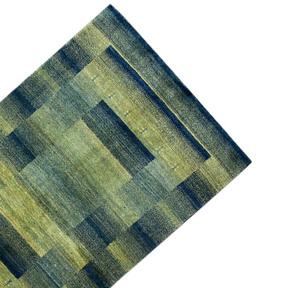 Gabbeh Teppich Grün/Grün 201x146 cm - German Carpet Shop