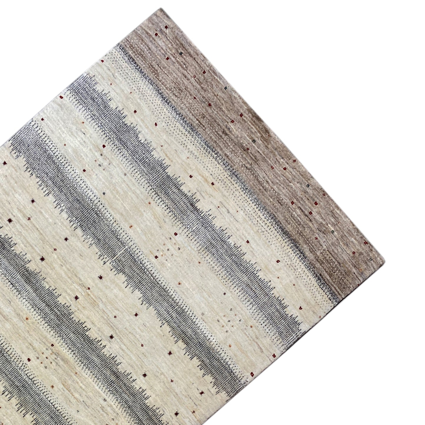 Gabbeh Teppich Beige 198x145 cm - German Carpet Shop