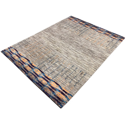 Gabbeh Teppich Grau 200x148 cm - German Carpet Shop