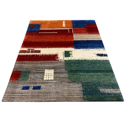 Gabbeh Teppich Bunt 205x154 cm - German Carpet Shop