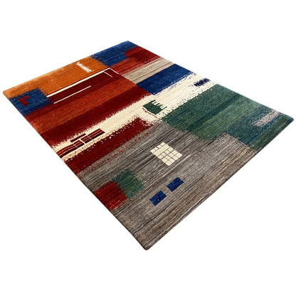 Gabbeh Teppich Bunt 205x154 cm - German Carpet Shop