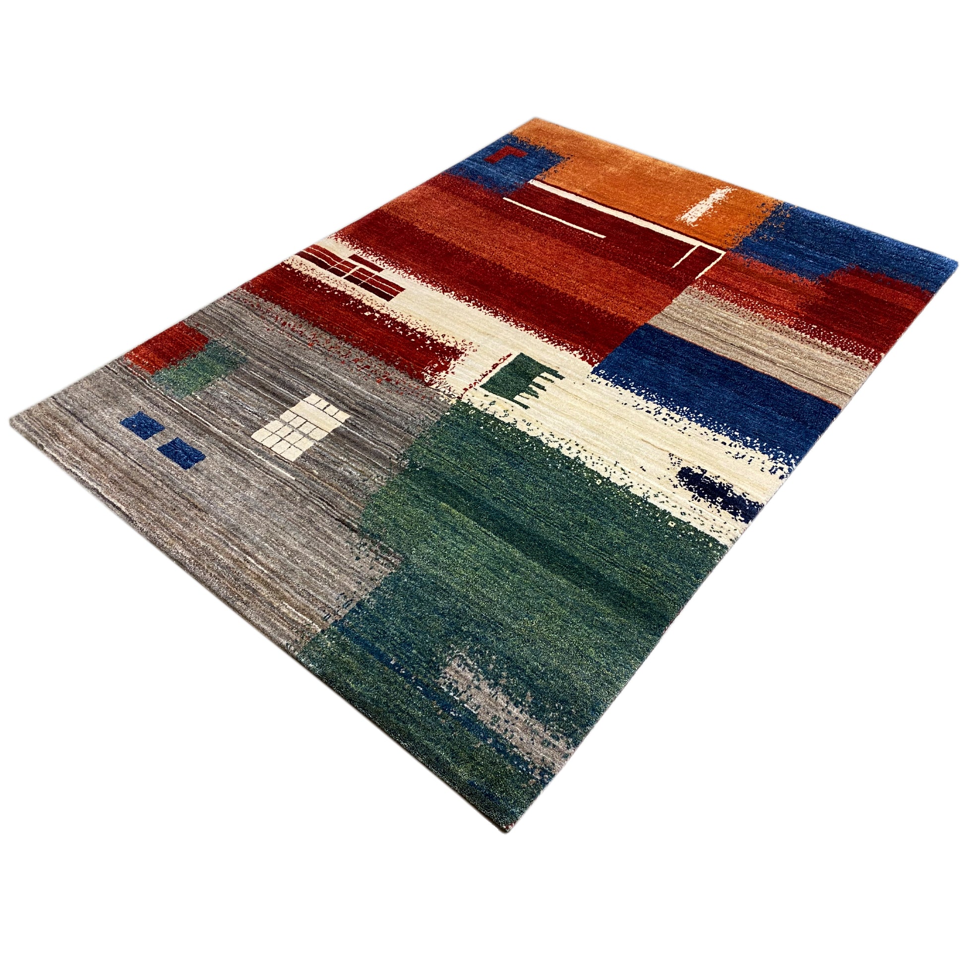 Gabbeh Teppich Bunt 205x154 cm - German Carpet Shop