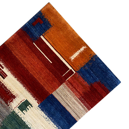 Gabbeh Teppich Bunt 205x154 cm - German Carpet Shop