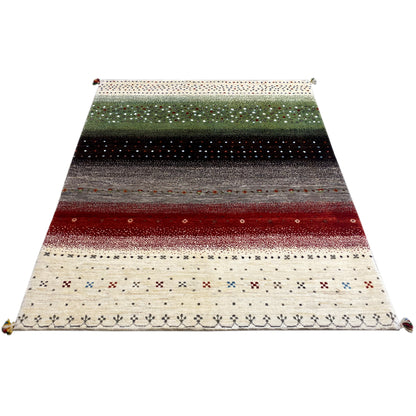 Gabbeh Teppich Bunt 199x149 cm - German Carpet Shop